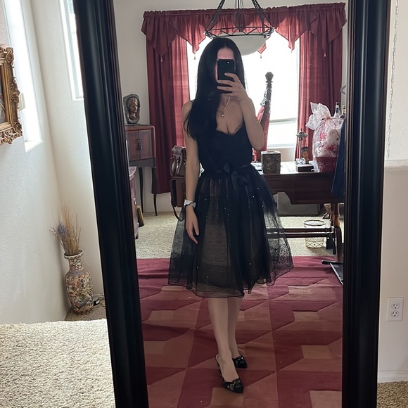 Chetta B black Dress size 8 - Picture 5 of 9